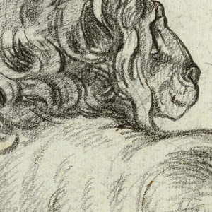 Drawing, Study of a Lion, ca. 1815