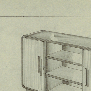 Drawing, Sideboard, early 20th century