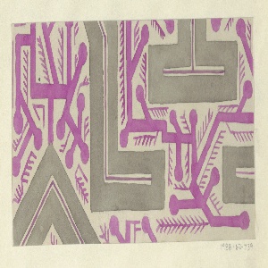 Drawing, Textile Design: Thymian, 1911–17