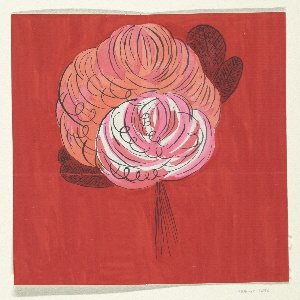 Drawing, Textile Design: Rosenhain (Rose Grove), 1927