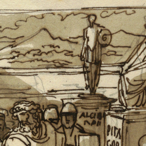 Drawing, Palazzo Milzetti, Faenza;, 1802–05