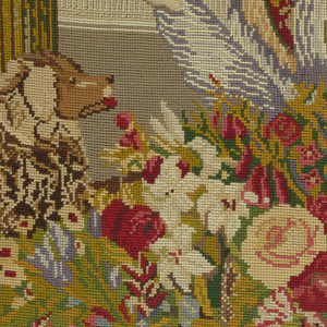 Embroidered Picture (England), mid-19th century