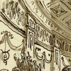 Drawing, Palazzo Milzetti, Faenza;, 1802–05