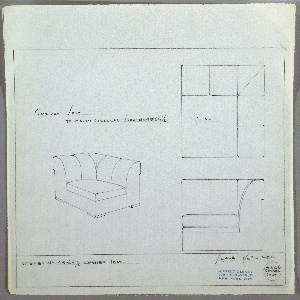 Drawing, Corner Seat
