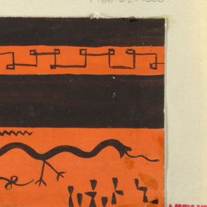 Drawing, Textile Design: Mandarin, 1924