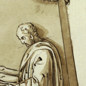 Drawing, Design for a Sepulcher Monument for a Couple, ca. 1810