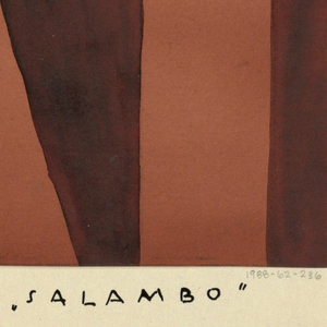 Drawing, Textile Design: Salambo, 1910–15