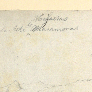 Drawing, Mountain landscape, Colombia, August 14, 1853