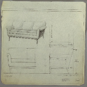 Drawing, Sofa