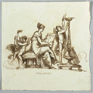 Drawing, Vigilance, 1816