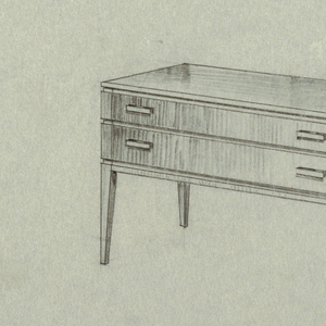 Drawing, Amodec: Sideboard, ca. 1930