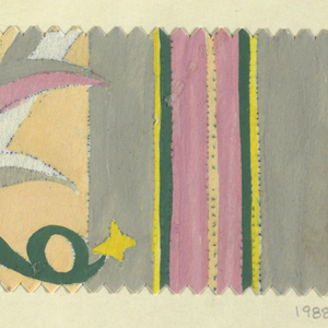 Drawing, Textile Design: Zaunkönig (Wren), 1912–17