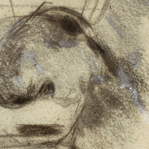 Drawing, Two Studies of a Sailor with Raised Arm (Studies for The Lookout-All
