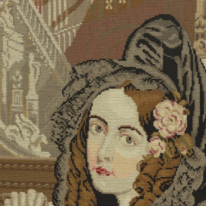 Embroidered Picture (England), mid-19th century