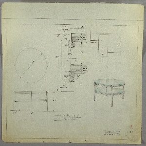 Drawing, End Table, Round, ca. 1929–30