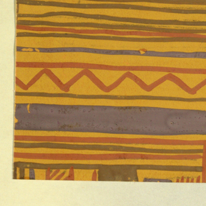 Drawing, Textile Design: Berggeist (Mountain Sprite), 1924
