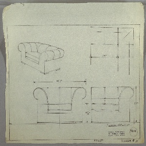 Drawing, Armchair