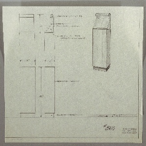 Drawing, Lectern-Bookstand with Light, 1930s
