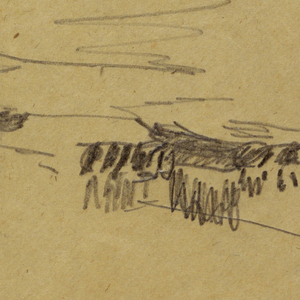 Drawing, Sketches of Dories on Carriages, 1881