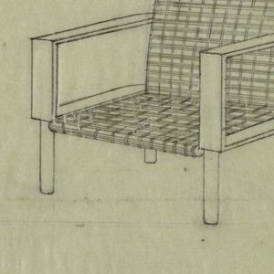 Drawing, Armchair, 1940s