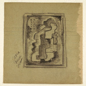 Drawing, Rug Design: Cubist Geometric Forms, 1927–31