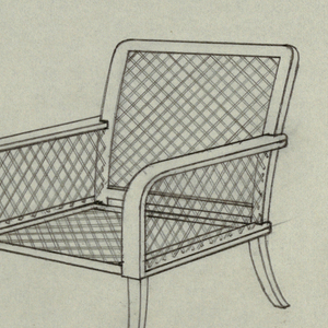 Drawing, Arm Chair, 1940s