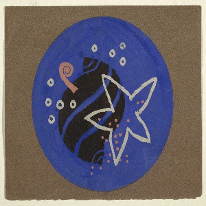 Drawing, Bathroom Rug Design: Sea Themes, 1929–31