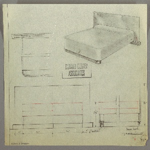 Drawing, Bed, 1930s