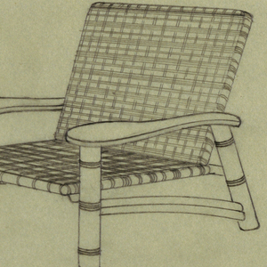 Drawing, Armchair, 1940s