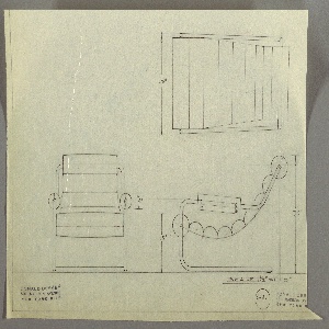 Drawing, Armchair: Upholstered; Cantilevered, 1930s