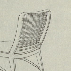 Drawing, 2 Chairs, 1940s