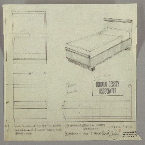Drawing, Bed, 1930s