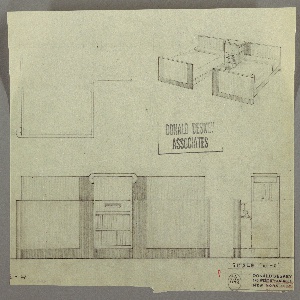 Drawing, Beds and Nighttable, 1930s