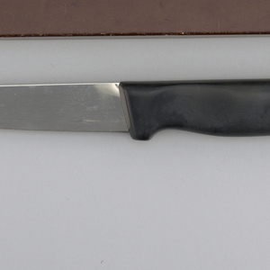 Stainless Lauffer Designs 7" Meat Knife, mid-20th century