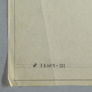 Drawing, Chair - 3 Vertical Tufts, 1940s