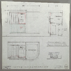 Drawing, George C. and Eleanor Hutton Rand Apartment: Living Room-Cabinet for Radio and Phonograph, 1930s