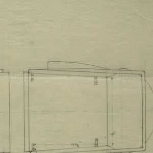 Drawing, Lloyd Metal Chair, 1940s
