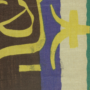 Textile, Korean Stripe, 1950