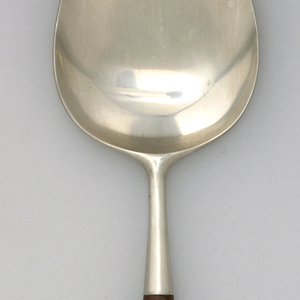 Palisander Serving Or Salad Spoon, mid-20th century