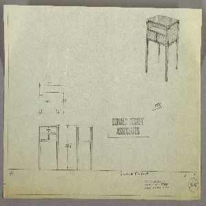 Drawing, Nighttable, 1930s