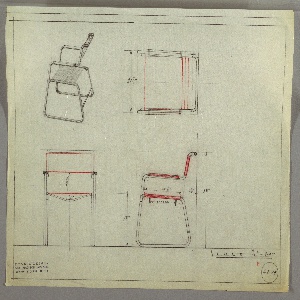 Drawing, Armchair, 1930s