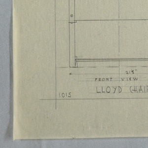 Drawing, Lloyd Chair, 1940s