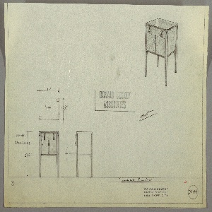 Drawing, Nighttable, 1930s
