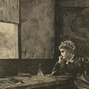 Print, The Noon Recess, Harper