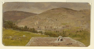 Drawing, Hebron, general view