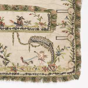 Waistcoat Front (France), late 18th century