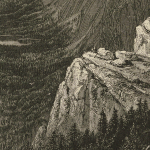 Print, Tenaya Cañon, from Glacier Point, Yosemite, 1872