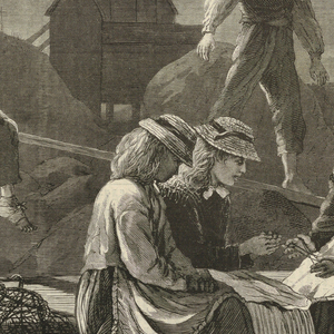 Print, Seesaw - Gloucester, Massachusetts, from Harper
