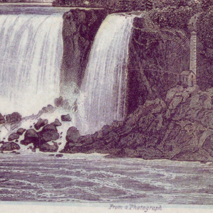Print, American Falls from The Falls of Niagara: Being a Complete Guide, ca. 1857