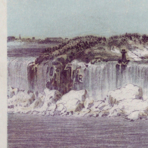 Print, Niagara in Winter from Canada Side from The Falls of Niagara: Being a Complete Guide, ca. 1857